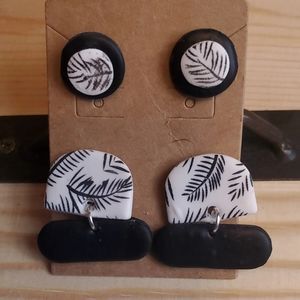 Polymer clay earrings